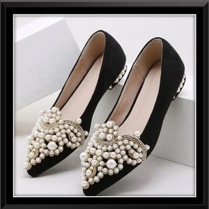 Gorgeous Pearl & Rhinestone Shoes